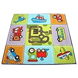 TE-Trend 2 in 1 Spieldecke Spielbox Spieltruhe mit Deckel Aufbewahrung Kinder Mädchen Jungen Spielteppich - 4