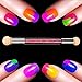 Produktbild BigBig Style 2-Way 4 / Schwamm Ball Nagel Transparent Art Dotting Pen Wachs Edelstahl Dual End Doppelkopf Maniküre Dekorationen Picker Werkzeug (Color : Pink)