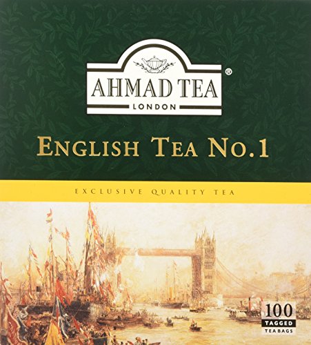 Ahmad Tea English Tea No. 1 (Pack of 1, Total 100 Tea Bags)