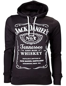 Jack Daniel's Logo Girls Kapuzenpulli schwarz