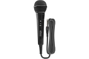 ekon mikrofon drutowy, złącze jack 6.35mm, 3 metry, 50dB+/-3dB, ochrona przed zginaniem miksera, karaoke, głośnik, hi-fi