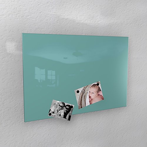 Magnetwand - türkis licht-grün glänzend * RAL 6027 * hochglanz - 3 verschiedene Größen - 40 x 60 cm ; 50 x 80 cm ; 60 x 90 cm - (60 x 90 cm)