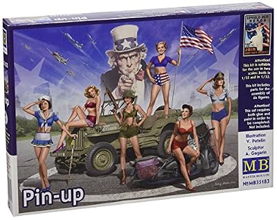 Masterbox Echelle 1 : 35 "Pin Up Kit de Construction (Gris)