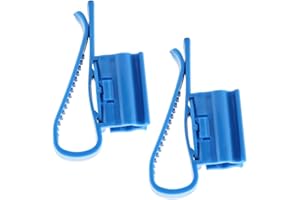 PSSOPP 2 Unids Soporte de Manguera De Plástico Tanque de Peces Abrazadera de Tubería de Agua Ajustable Filtración para Acuario Clip de Montaje de Cubo, Fit fir 8mm a 16mm