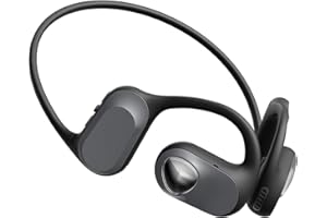 SoundPEATS RunFree Auriculares Oído Abierto, Auriculares Conducción de Aire, Auriculares Deportivos Bluetooth 5.3 Ultraligeros IPX4, 4 Mic y Controlador de 16,2 mm, Conexión Multipunto, Total 14H