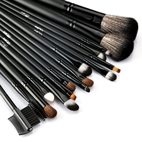 Glow schwarz 30 Make-up Pinselset + Tasche - 3