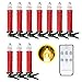 Produktbild SunJas 30 Set Warmweiss LED Kerzen, kabellos Funk Fernbedienung Weihnachtsbaumkerzen, Christbaumsdeko, Weihnachtsbaumbeleuchtung, Lichterkette, Weihnachtsbeleuchtung, Baumkerzen, Adventskerzen, Weihnachtsdekoration, 3 verscheidene Lichtmodifikationen, für Weihnachten, ChristmasParty, Hochzeit, Geburtstag