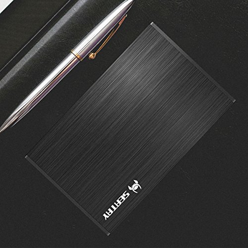 [Optimiert für SSD] SEATAY 2.5 zoll Festplattengehäuse Die serie 6000 – Aluminium – legierung für SATA I/II/III 9.5mm 7mm 2.5″ HDD SSD USB3.0 Installation für PC / Mac / Notebook UASP mode TRIM mode Schwarz - 6