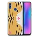 Produktbild eSwish Gel TPU Hülle/Case für Huawei Honor 10 Lite 2018 / Tiger Muster/Genähte Tier Effekt Kollektion