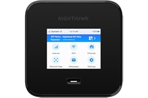 NETGEAR Routeur 5G Mobile Nighthawk M7 Pro 5G (MR7450), WiFi 7, déverrouillé Tous opérateurs, Fonctionne dans 125 Pays, connexions Rapides et sécurisées 5.8 Gbps, Batterie 13 Heures d'autonomie