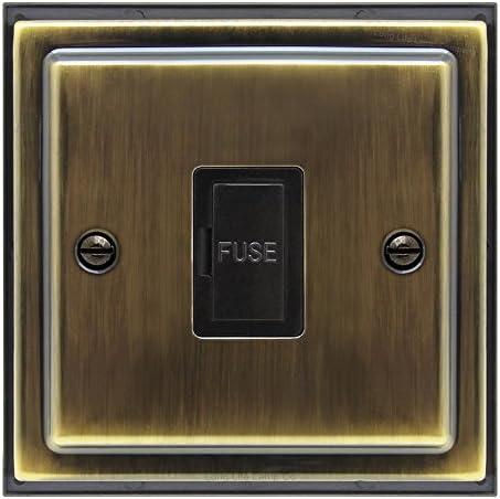 Brush Antique Brass 13amp Fused Spur Connection Unit BE416 KME