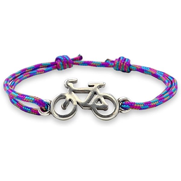 SAILBRACE Pulsera Rosa Bike Chain, Talla única, Acero Inoxidable
