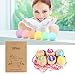 Molain Bath Bombs Balls 6 x 3.53oz Fizzy Natural Organic Scented Gift Set for Relaxing Spa