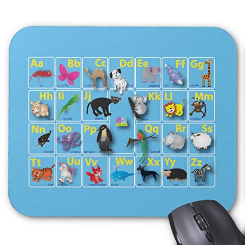 Preisvergleich Produktbild Mauspad mit seidenweicher Textiloberflche - Mouse Pad Paradise (antistatische Wirkung - perfekte Gleiteigenschaft PC / Computer Mousepad)-Tier Domain auf meinem abc