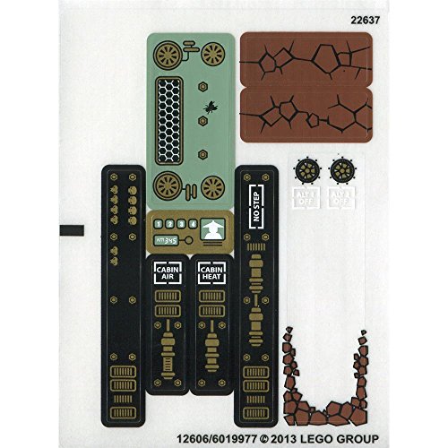 Preisvergleich Produktbild LEGO® Aufkleber für Set 70502 - (12606 / 6019977)