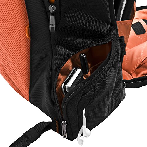 Everki Beacon – Laptop Rucksack für Notebooks bis 18 Zoll (45,72 cm) mit Schutztasche für Spielekonsolen (PS4, xBox, Wii), durchdachtem Fächer-Konzept – passend für Gaming Laptops (Asus ROG GL752, Acer Aspire, Dell Alienware 15, MSI GT, XMG), Schwarz - 7