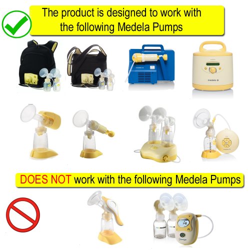 Brusthaube, Membran und Ventil für Medela Milchpumpe - 2