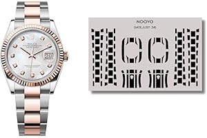 NOOYO Pellicola protettiva per Rolex Datejust 36 Protezione per cassa, bracciale e chiusura Numero di riferimento a 6 cifre (ad es. 126231)