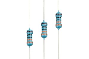 EDGELEC 100pcs 330 ohm Resistor 1/4w (0.25 Watt) ±1% Tolerance Metal Film Fixed Resistor, Multiple Values of Resistance Optional
