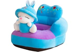 Starnearby Tessuto della Poltroncina per Bambini Senza Riempimento, Poltrona Peluche per Bambini Fai da Te, Seduta da Divano Neonati Impara a Sedersi, Sedia Peluche Neonato Senza Imbottitura