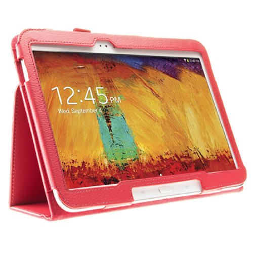 SVS - 3in1 LUXUS SET Note 10 1 2014 Edition   Folie   Pen Samsung Galaxy SM P600 P605 Tasche H  lle Etui Tab 3 10 1  Rot 