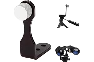 DEFGNOP Universell kikare stativ adapter, L-hållare, stativ för kikare, metallstativmonteringsadapter, 50 mm, med 1/4 tums anslutning för kikare, teleskopkameror