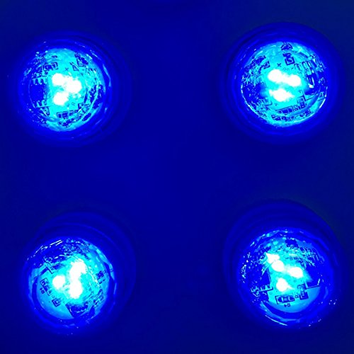 StillCool 5pcs Multi Color RGB LED-Unterwasserbeleuchtung wasserdichte Lampe beleuchtet dekorative Lichter Lichter Schwimm f.Remote Steuerung Wassergarten , Aquarium, Bad Pool und Spa usw. - 6