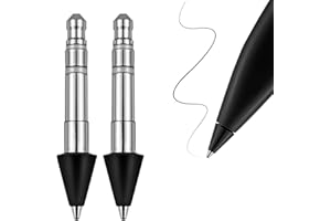 REEYEAR Penna sottile in acciaio inossidabile senza usura a 2 punte, penna di controllo preciso come pennini per scrittura liscia, compatibile con Microsoft Surface Slim, confezione da 2, 2 pezzi