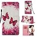 Produktbild NewTH 3D Galaxy Note 9 Schutzhülle Case Etui Brieftasche Ledertasche mit Handschlaufe Cover Schale mit Ständer Karten Slot und Magnetverschluss Samsung Galaxy Note 9 Flip Case