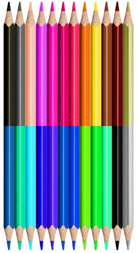 Maped M829600 – Buntstifte Color Peps Duo, 12-er Packung, 24 farben - 2