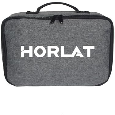 Sac De Transport Pour Projecteur HORLAT - Gris, Rembourré, Protection Contre Les Chocs, Poignée Confort