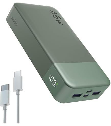 Power Bank Solare 27000mAh Con Ricarica Wireless 15W E 22.5W USB-C – 4 Uscite, Torcia LED, Arancione