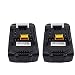 Produktbild 2 Stück 14,4Volt 5,0 Ah Akku BL1450 Lithium-Ion Ersetzen BL1430 BL1440 BL1450 BL1415