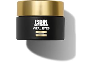 ISDIN Isdinceutics Vital Eyes, Contorno de Ojos Antiarrugas con Melatonina y Cafeína que Ilumina y Rejuvenece la Mirada, Resultados Visibles en 28 días, 15 g