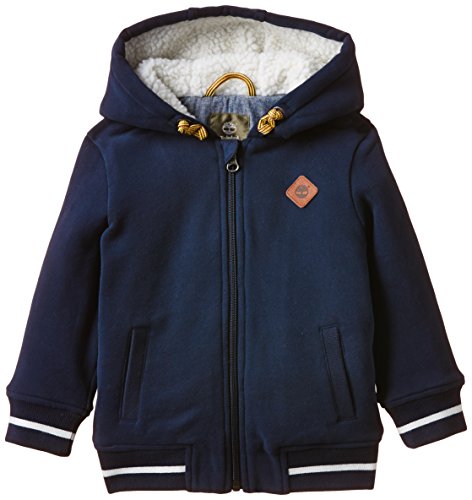 Timberland Baby-Boys T05F22 Hooded Cardigan, Blue (Navy), 12-18 Months (Manufacturer Size:18 Months)