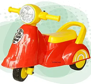 EVOHOME Love Baby Toy Scooter Wheelie Activity Ride-on/ Kids Ride On/ Baby Ride On Toys with Musical Tunes & Light Suitable for Boys & Girls 1 to 5 Years Old Baby Kids Gift