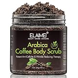 Natural Coffee Scrub with Organic Coffee Body Scrub, Best Acne, Anti Cellulite and Stretch Mark treatment, Spider Vein Therapy for Varicose Veins & Eczema