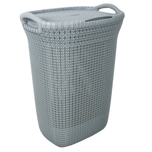 Curver KNIT Wäschebox, 57L, vers. Farben Misty blue