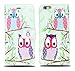 Price comparison product image Cute Fancy Owl Print iPhone 5C Pu Leather Book Wallet Flip Case Cover Plus Screen Protector & Screen Polishing Cloth