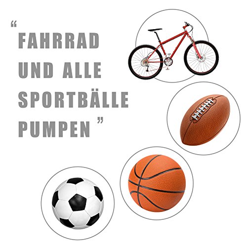 HODGSON Fahrradpumpe Mini aus Luftfahrt Aluminiumlegierung, portable Fahrrad Luftpumpe mit Fahrrad Flickzeug für französisches und amerikanischs Ventil - 5