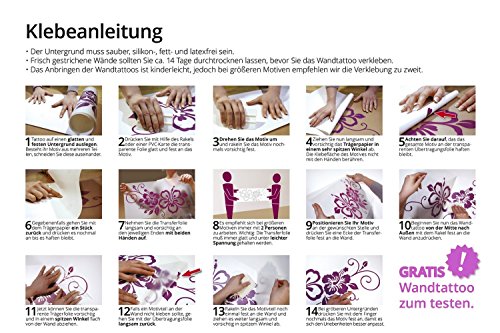 Wandora G006 Küche Latte Macchiato Moccacino Cappuccino Espresso Caffe Latte Kaffeebohnen Wandaufkleber Wandsticker braun Kreativset - 6