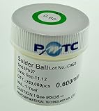 Bote bolas estaño con plomo 0, 6mm 250. 000 ud.  producto para reballing bga