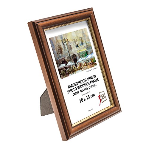 Bilderrahmen BARI RUSTIKAL – dunkel braun – 20×30 cm – Holzrahmen - 2