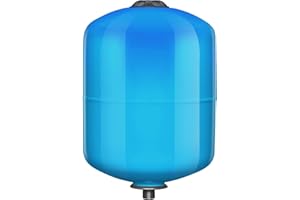 KNM TRADE Ausdehnungsgefäß für Trinkwasser 8 Liter - Blau Druckbehälter mit Membran für Hauswasseranlagen - Langlebig und Sicher