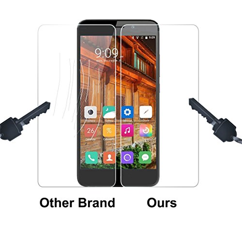 E-Hamii  2-Pack  Elephone S7 Protector de Pantalla  0 26mm HD Anti-Scratch y Anti-huella digital Proteger la pel  cula  9H Vidrio templado Cubierta protectora  Mejor protecci  n