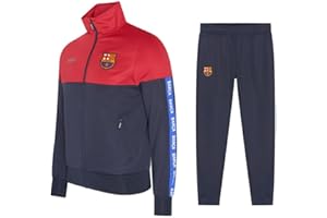 Tuta FC Barcelona Bambini - Taglia 116 a 164 - Stagione 2024/2025 - Nero - Tuta da Calcio - Merchandise Ufficiale