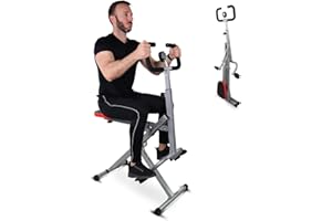 Mobiclinic®, Máquina de Remo, Plegado Compacto, Vitalfit, Sentadillas, Glúteos, Multifunción, Pantalla LCD, Carga 100kg, Gym en casa, Manillar Ajustable, Base Antideslizante