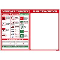 Panneau Affichage Température Piscine - 420x300 Mm - PVC Rigide Anti-UV - Signalétique