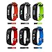 Produktbild Fancy Cherry® P1 Smart Watch Band Armband Fitness Tracker Bluetooth 4.0 Sport Armband Musik Controller, Sleep Monitor, Schrittzähler Tracking Kalorien Gesundheit kompatibel mit Android iOS iPhone Samsung HTC xiaomi Smartphone, Herren, Orange