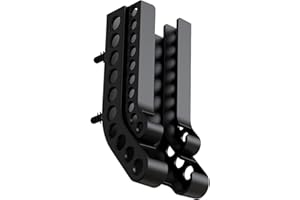 ANULELY Organisateur de Piles Mural - Support de Rangement pour 10 Piles AA - Distributeur de Piles Mural